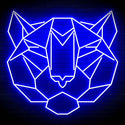 ADVPRO Origami Tiger Head Face Ultra-Bright LED Neon Sign fn-i4066 - Blue