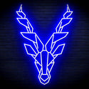 ADVPRO Origami Deer Head Face Ultra-Bright LED Neon Sign fn-i4067 - Blue