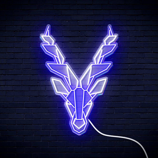 ADVPRO Origami Deer Head Face Ultra-Bright LED Neon Sign fn-i4067