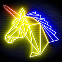ADVPRO Origami Unicorn Head Face Ultra-Bright LED Neon Sign fn-i4068 - Multi-Color 2