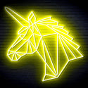 ADVPRO Origami Unicorn Head Face Ultra-Bright LED Neon Sign fn-i4068 - Yellow