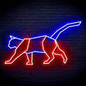 ADVPRO Origami Cat Ultra-Bright LED Neon Sign fn-i4069 - Blue & Red