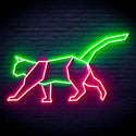 ADVPRO Origami Cat Ultra-Bright LED Neon Sign fn-i4069 - Green & Pink