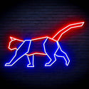ADVPRO Origami Cat Ultra-Bright LED Neon Sign fn-i4069 - Red & Blue