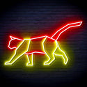 ADVPRO Origami Cat Ultra-Bright LED Neon Sign fn-i4069 - Red & Yellow