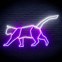 ADVPRO Origami Cat Ultra-Bright LED Neon Sign fn-i4069 - White & Purple
