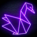 ADVPRO Origami Swan Ultra-Bright LED Neon Sign fn-i4071 - Purple