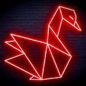 ADVPRO Origami Swan Ultra-Bright LED Neon Sign fn-i4071 - Red