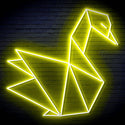 ADVPRO Origami Swan Ultra-Bright LED Neon Sign fn-i4071 - Yellow
