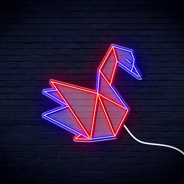 ADVPRO Origami Swan Ultra-Bright LED Neon Sign fn-i4071