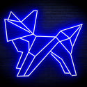 ADVPRO Origami Fox Ultra-Bright LED Neon Sign fn-i4072 - Blue