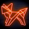 ADVPRO Origami Fox Ultra-Bright LED Neon Sign fn-i4072 - Orange