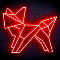 ADVPRO Origami Fox Ultra-Bright LED Neon Sign fn-i4072 - Red