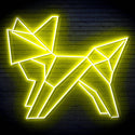 ADVPRO Origami Fox Ultra-Bright LED Neon Sign fn-i4072 - Yellow