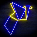 ADVPRO Origami Bird Ultra-Bright LED Neon Sign fn-i4073 - Blue & Yellow