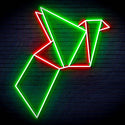 ADVPRO Origami Bird Ultra-Bright LED Neon Sign fn-i4073 - Green & Red