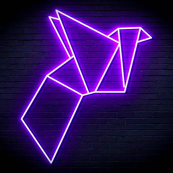 ADVPRO Origami Bird Ultra-Bright LED Neon Sign fn-i4073 - Purple