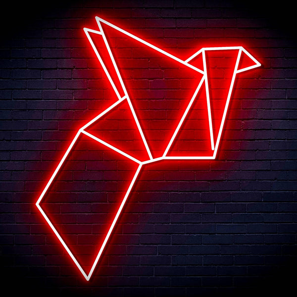 ADVPRO Origami Bird Ultra-Bright LED Neon Sign fn-i4073 - Red