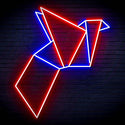 ADVPRO Origami Bird Ultra-Bright LED Neon Sign fn-i4073 - Red & Blue