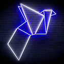 ADVPRO Origami Bird Ultra-Bright LED Neon Sign fn-i4073 - White & Blue