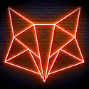 ADVPRO Origami Fox Head Face Ultra-Bright LED Neon Sign fn-i4074 - Orange