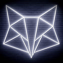 ADVPRO Origami Fox Head Face Ultra-Bright LED Neon Sign fn-i4074 - White