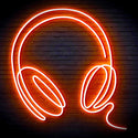 ADVPRO Headphone Ultra-Bright LED Neon Sign fn-i4075 - Orange
