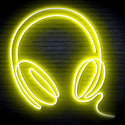 ADVPRO Headphone Ultra-Bright LED Neon Sign fn-i4075 - Yellow