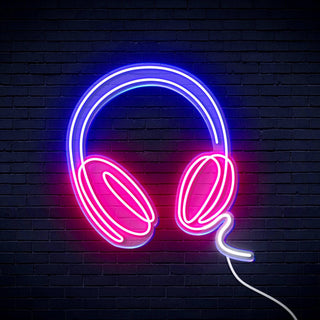ADVPRO Headphone Ultra-Bright LED Neon Sign fn-i4075