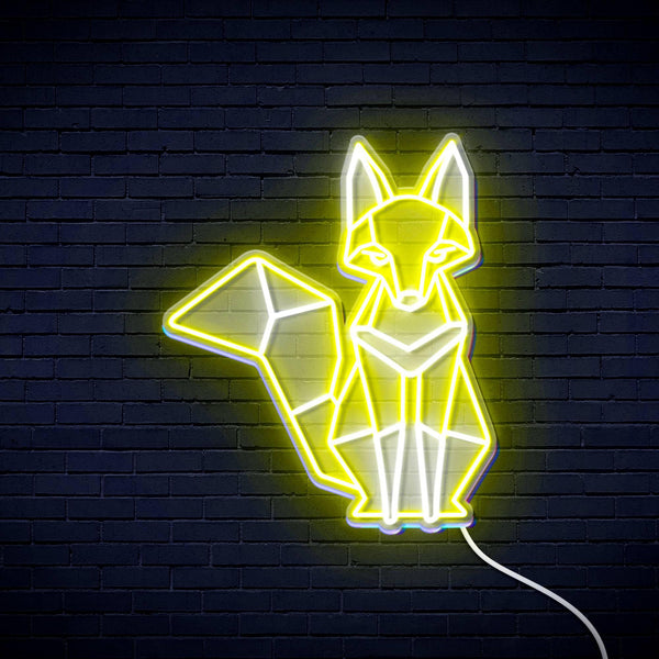 ADVPRO Origami Fox Ultra-Bright LED Neon Sign fn-i4076