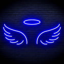 ADVPRO Pair of Angel Wings Ultra-Bright LED Neon Sign fn-i4077 - Blue