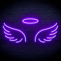 ADVPRO Pair of Angel Wings Ultra-Bright LED Neon Sign fn-i4077 - Purple