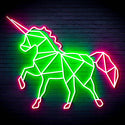 ADVPRO Origami Unicorn Ultra-Bright LED Neon Sign fn-i4078 - Green & Pink