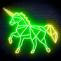 ADVPRO Origami Unicorn Ultra-Bright LED Neon Sign fn-i4078 - Green & Yellow