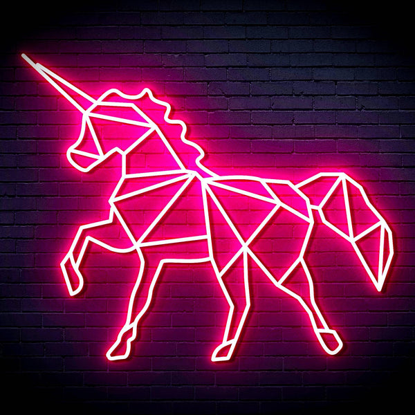 ADVPRO Origami Unicorn Ultra-Bright LED Neon Sign fn-i4078 - Pink