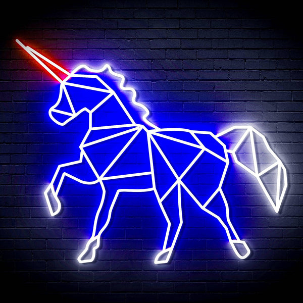 ADVPRO Origami Unicorn Ultra-Bright LED Neon Sign fn-i4078 - Multi-Color 7