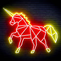 ADVPRO Origami Unicorn Ultra-Bright LED Neon Sign fn-i4078 - Red & Yellow