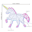 ADVPRO Origami Unicorn Ultra-Bright LED Neon Sign fn-i4078 - Size