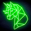 ADVPRO Origami Unicorn Head Face Ultra-Bright LED Neon Sign fn-i4079 - Golden Yellow