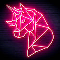 ADVPRO Origami Unicorn Head Face Ultra-Bright LED Neon Sign fn-i4079 - Pink