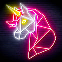 ADVPRO Origami Unicorn Head Face Ultra-Bright LED Neon Sign fn-i4079 - Multi-Color 1