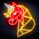 ADVPRO Origami Unicorn Head Face Ultra-Bright LED Neon Sign fn-i4079 - Multi-Color 8