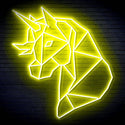 ADVPRO Origami Unicorn Head Face Ultra-Bright LED Neon Sign fn-i4079 - Yellow