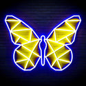 ADVPRO Origami Butterfly Ultra-Bright LED Neon Sign fn-i4080 - Blue & Yellow