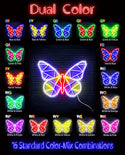 ADVPRO Origami Butterfly Ultra-Bright LED Neon Sign fn-i4080 - Dual-Color