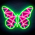 ADVPRO Origami Butterfly Ultra-Bright LED Neon Sign fn-i4080 - Green & Pink
