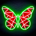 ADVPRO Origami Butterfly Ultra-Bright LED Neon Sign fn-i4080 - Green & Red