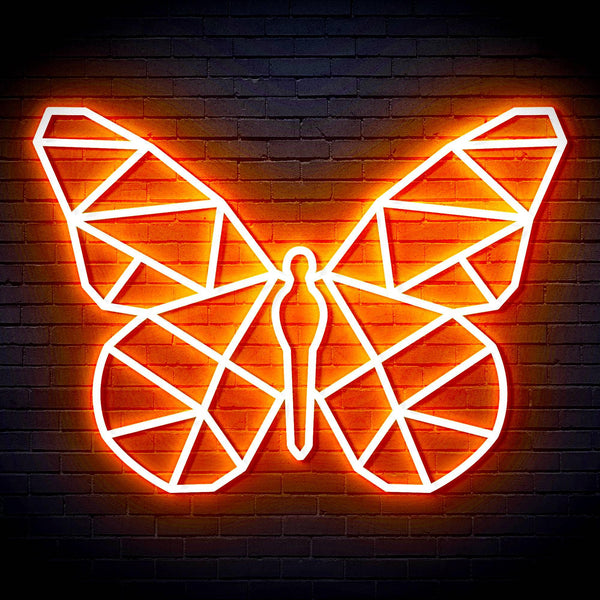 ADVPRO Origami Butterfly Ultra-Bright LED Neon Sign fn-i4080 - Orange