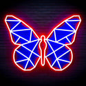 ADVPRO Origami Butterfly Ultra-Bright LED Neon Sign fn-i4080 - Red & Blue