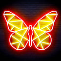 ADVPRO Origami Butterfly Ultra-Bright LED Neon Sign fn-i4080 - Red & Yellow